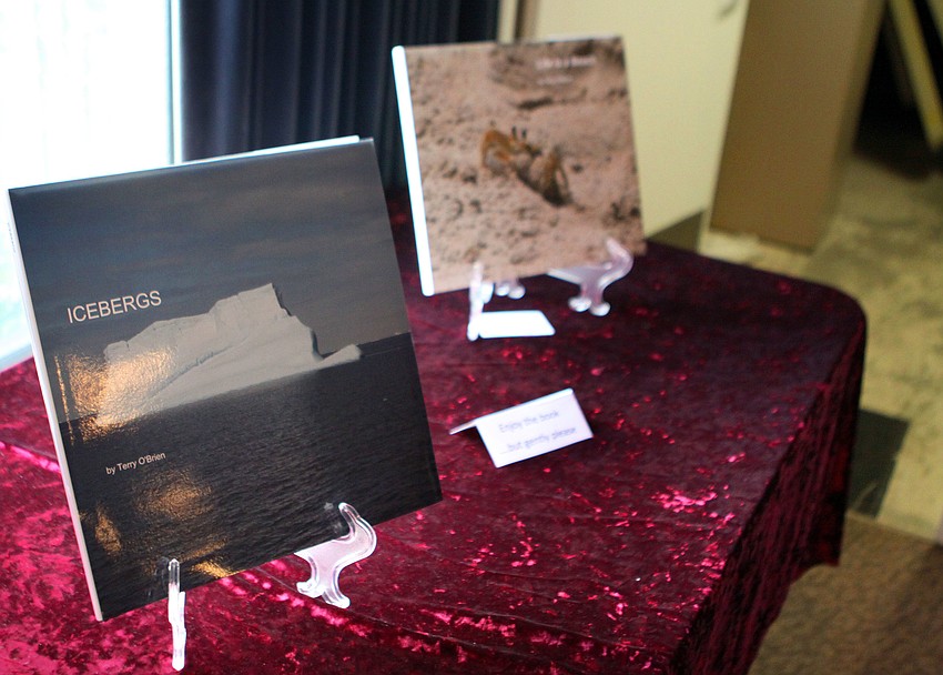 Oâ€™Brien's books were on display at the Pelican Cove Art Show this past weekend.