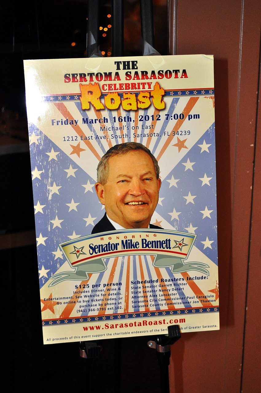 The Roast poster for State Senator Mike Bennett