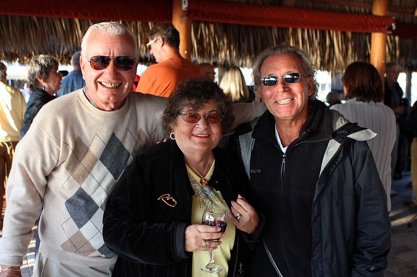 Hank Striefler poses with Bev and Bob Dreyfus
