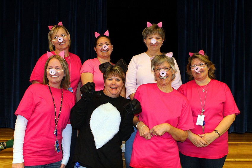 Clockwise from top left, Kindergarten teachers Lisa Schbauer, Rebecca Schnurlein, Toni Gray, Rita Spada, Barbara Branning, Becky Reese and Sandy Boyajian