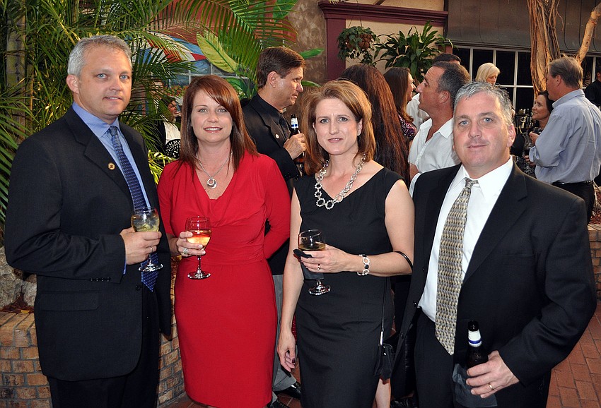 Scott Rushing, Kim Rodgers and Shirley and Robert Storo