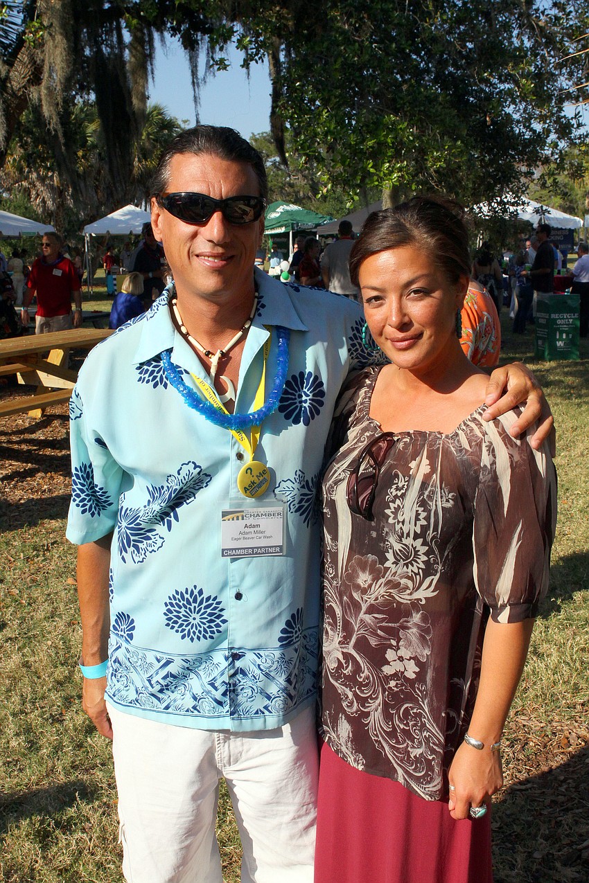 Adam Miller and Jessica Martin