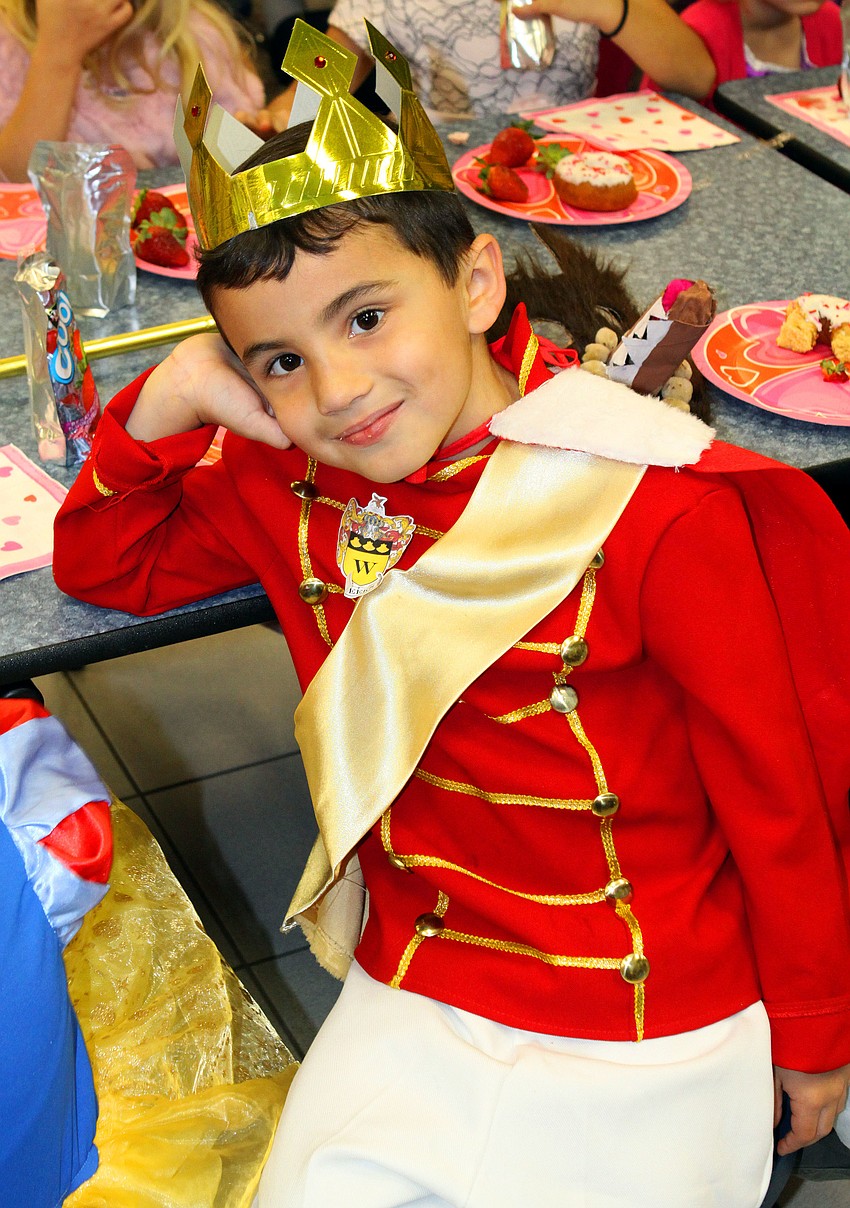 Noah Weeks, 6, dressed as Prince Charming