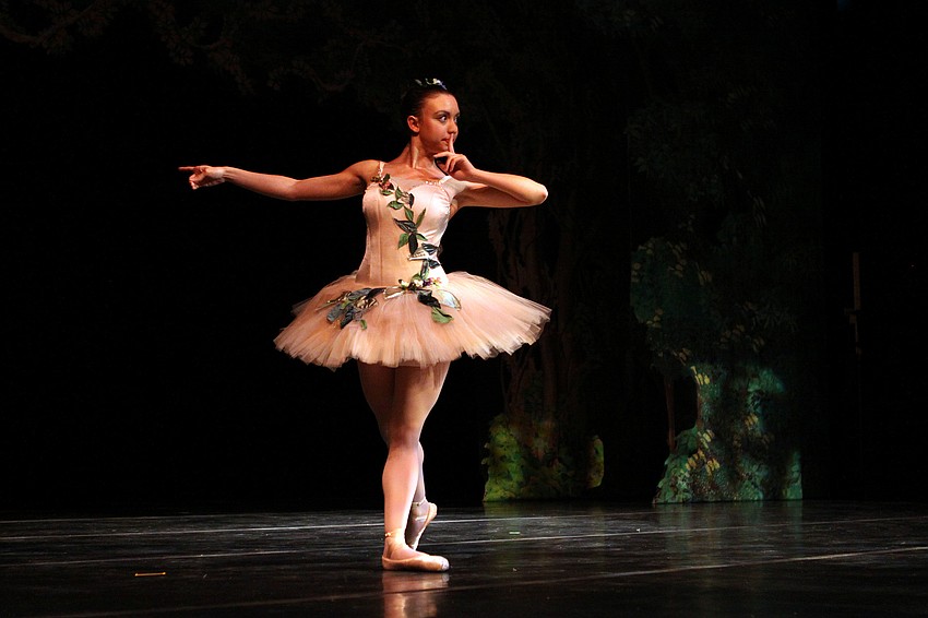 Erica Janko as Tinkerbell in â€œPeter Pan Selectionsâ€.