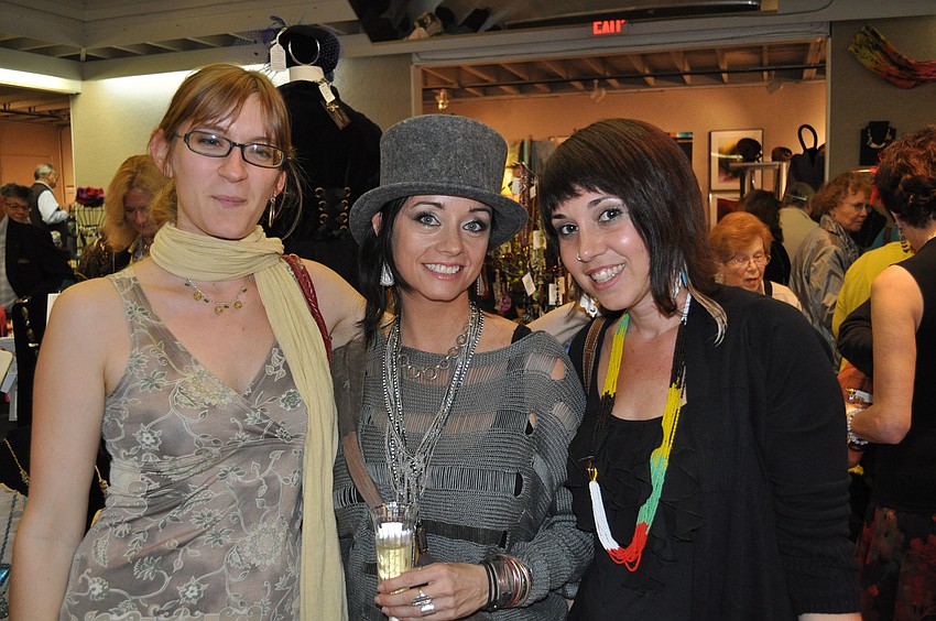 April Doner, Chamron Mitchell and Kari Bunker