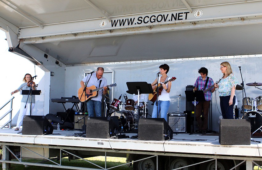 The Tonya Beiler Band was just one of many bands that played on the stage at Springfest, Saturday, March 24, out in Palmer Ranch.
