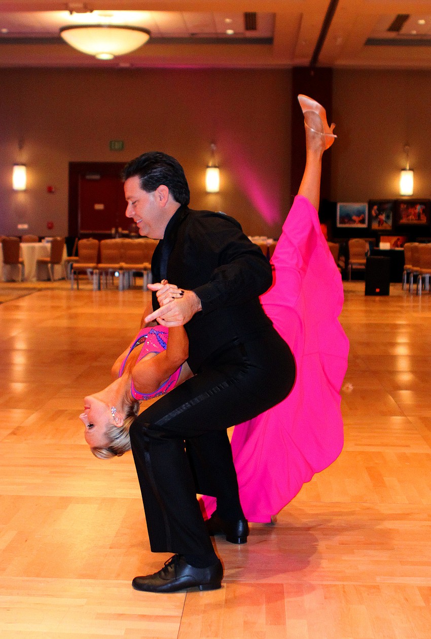 Bill Rye dips Heather Kornick