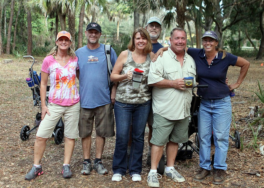 Cathy Tulk, Terry Murphy, Carol and Tyler Barnt, J.R. Ekins and Deb Renner
