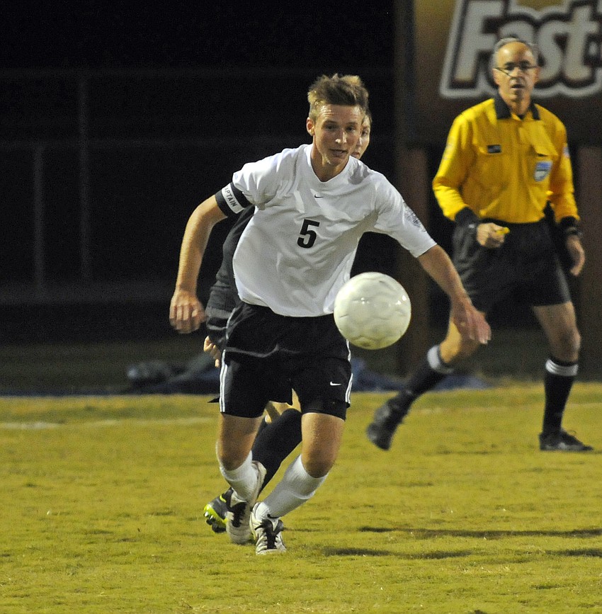 Matt McNab scored Braden Riverâ€™s first goal of the night.