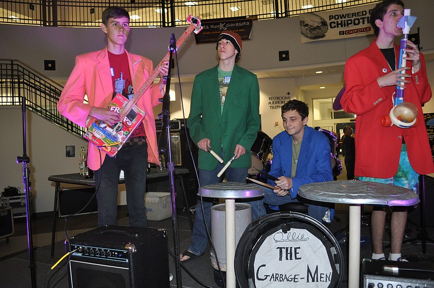 Evan Tucker, Austin Siegel, Ollie Gray and Harrison Paparatto