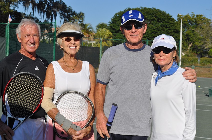 Lee and Judy Riley with Bob and Elaine Rumana