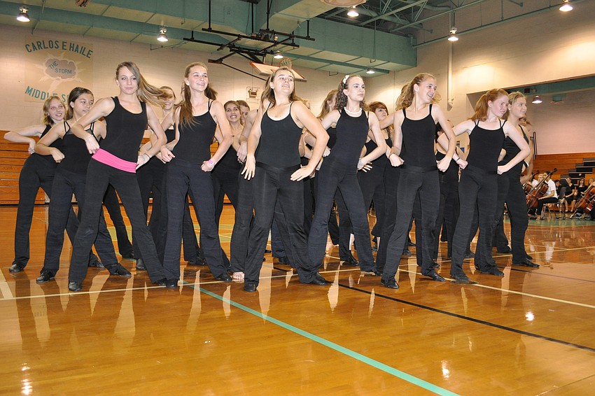 Storm Squad dancers performed for guests.
