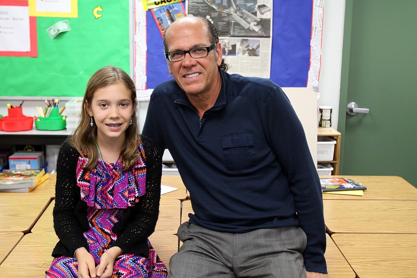 Lexi, 11, and Mark Hill