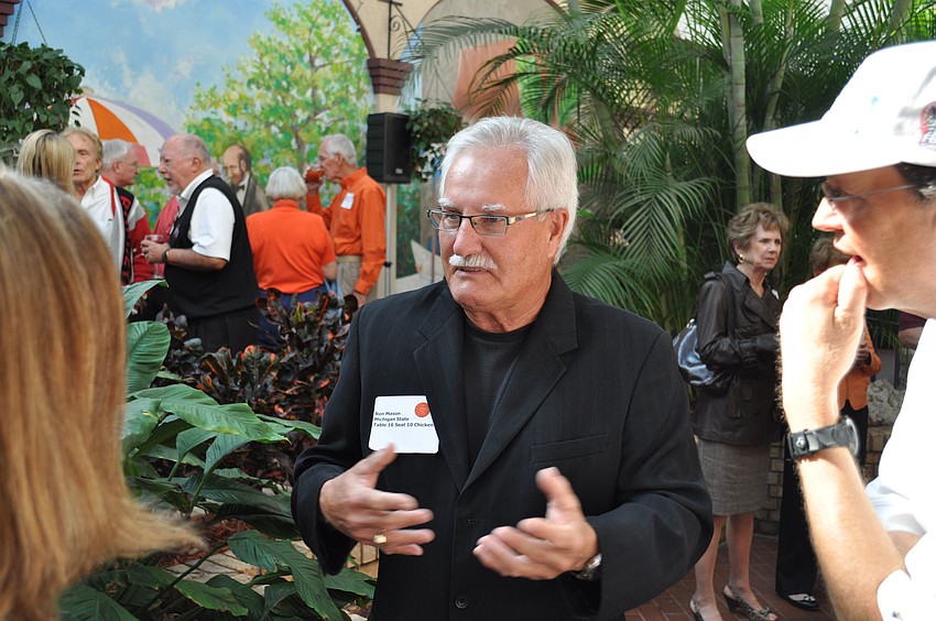 Ron Mason, former Michigan State University head coach and athletic director, was the keynote speaker.