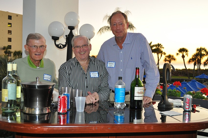 John Brouder, John Bailey and Lee Peakes