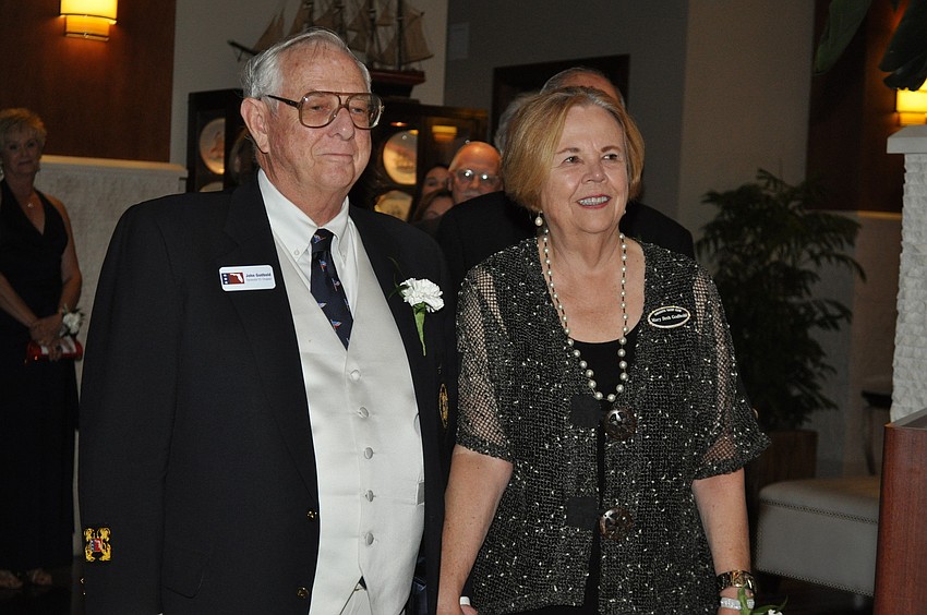 Rose and former Commodore John Mattroan, 2007