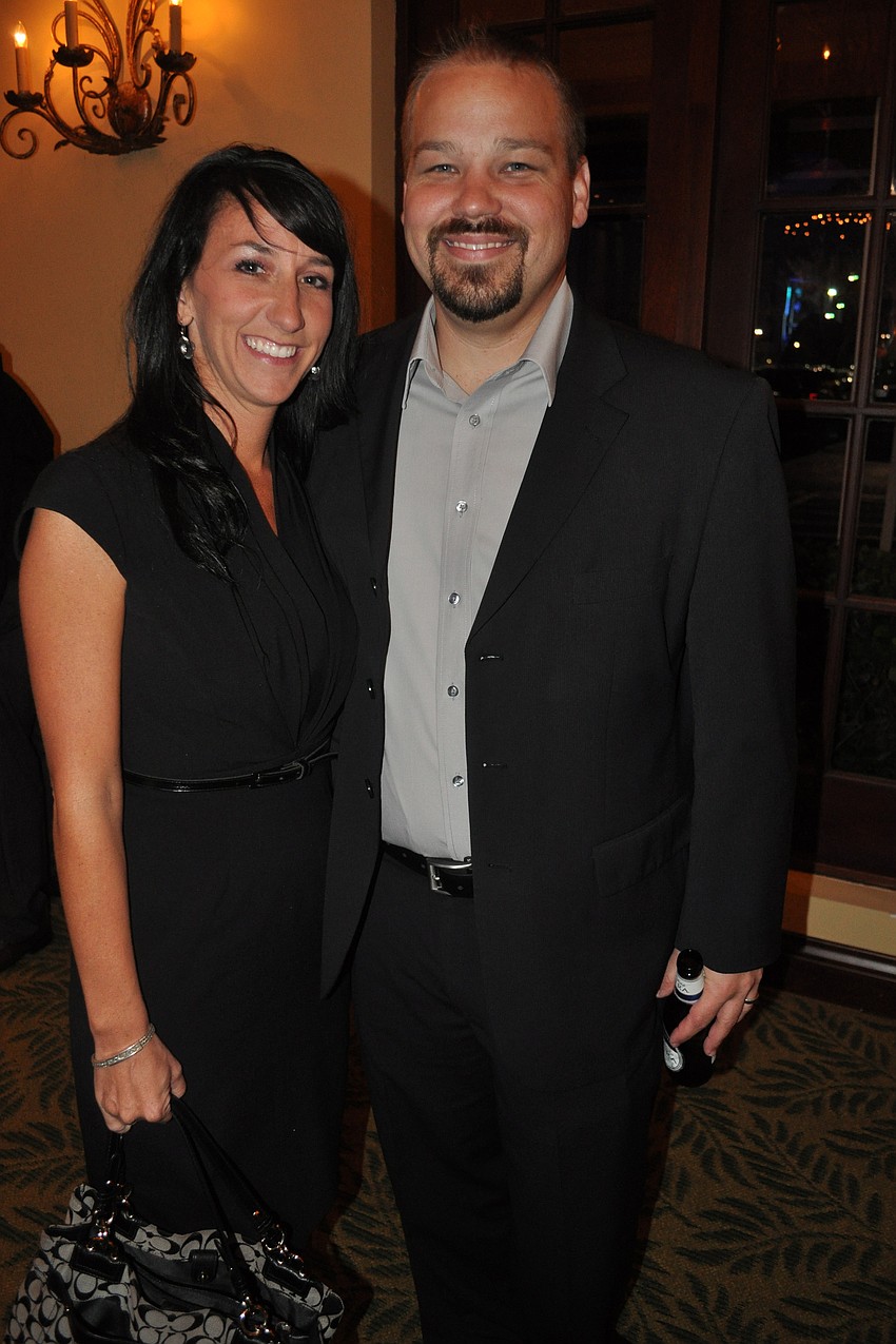 Brooke Marks, with her husband, Seth, represented Community Bank.