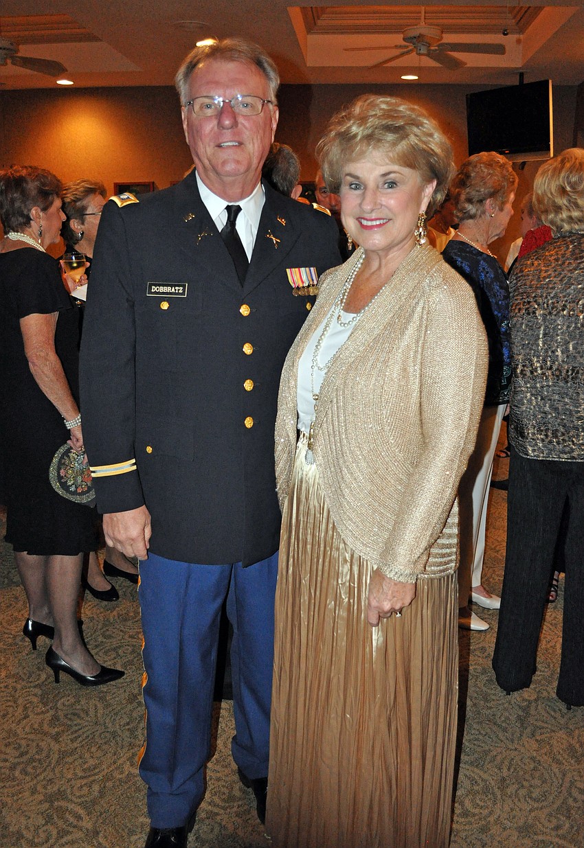 Lt. Col. Dennis Dobbratz and his wife Patricia attend the Rosedale Military Ball every year.