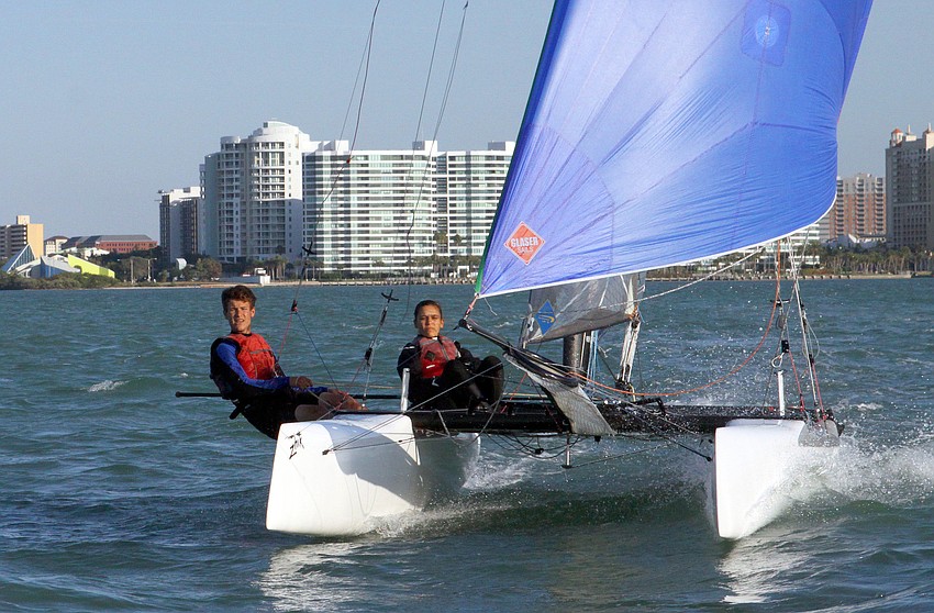 Sam Armington and Sophia Schultz