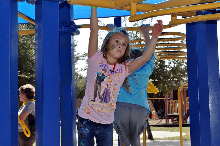 Five-year-old Corin Mohammadbhoy wouldnâ€™t give up until she mastered the monkey bars.