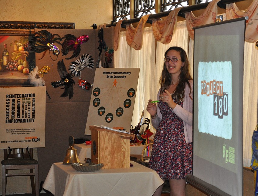 Sarah Brickman, president of the Pineview Key Club