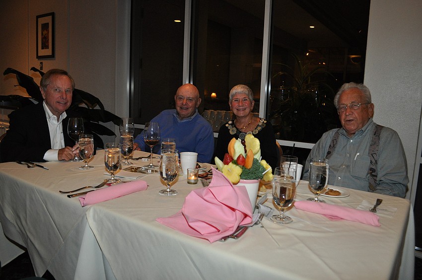 Dan Curtain, Shelly and Ann Glickman, and Herbert Ehrich