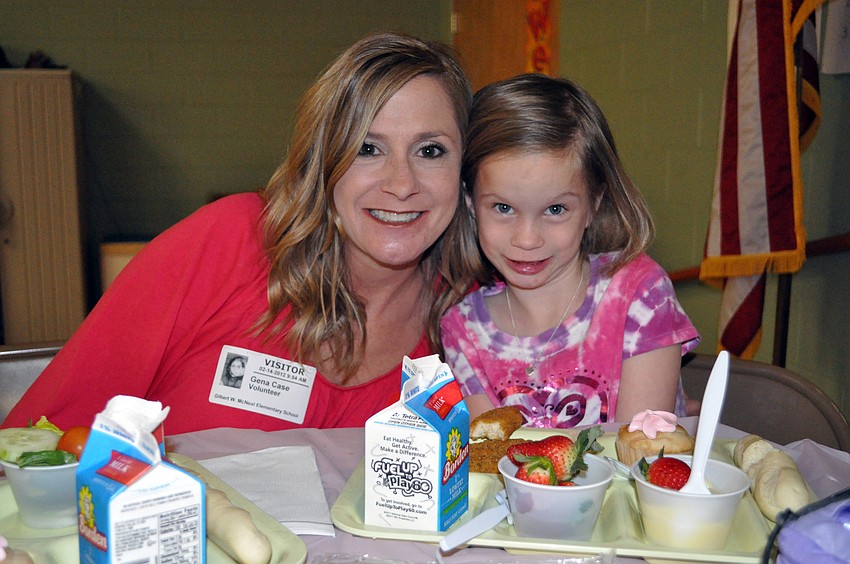 Gena Case enjoyed spending Valentineâ€™s Day with her 7-year-old daughter Kaitlyn.