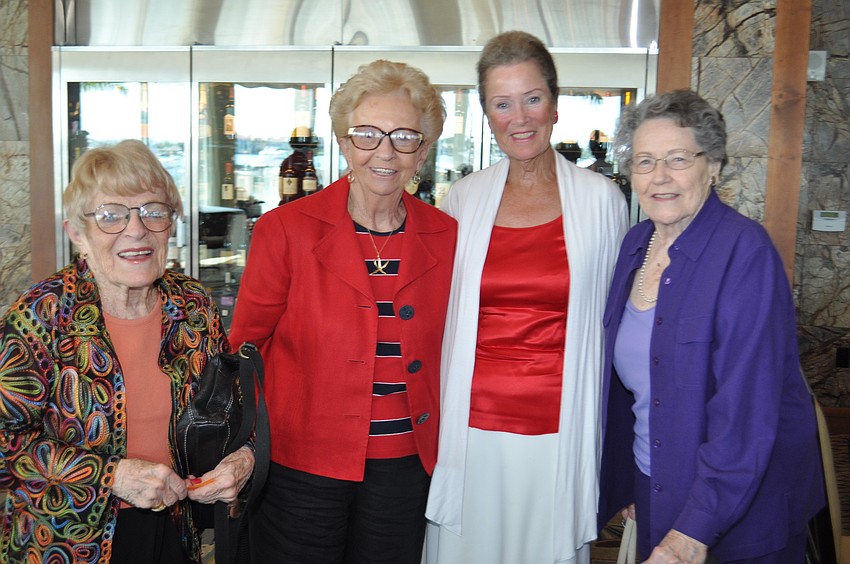 Marianne Hart, Joan Fickinger, Carol Flowers and Joyce Brown