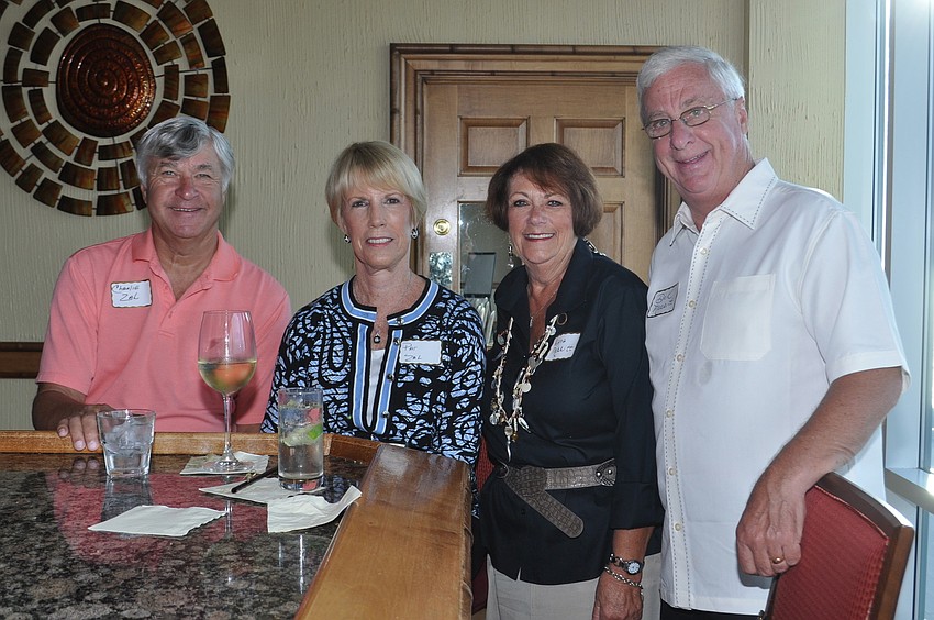 Charlie and Pat Zaledonis with Lana and Dick Merritt