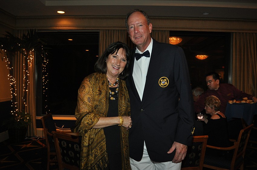 Jan and new Rear Commodore Lee Peakes