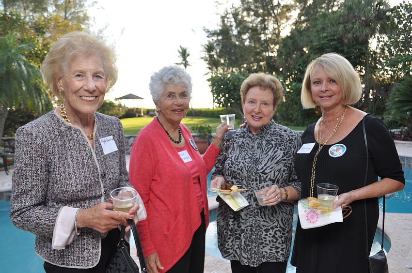 Phyllis Garlick, Enid Fleishman, Henrietta Barkey and Carole Krieger