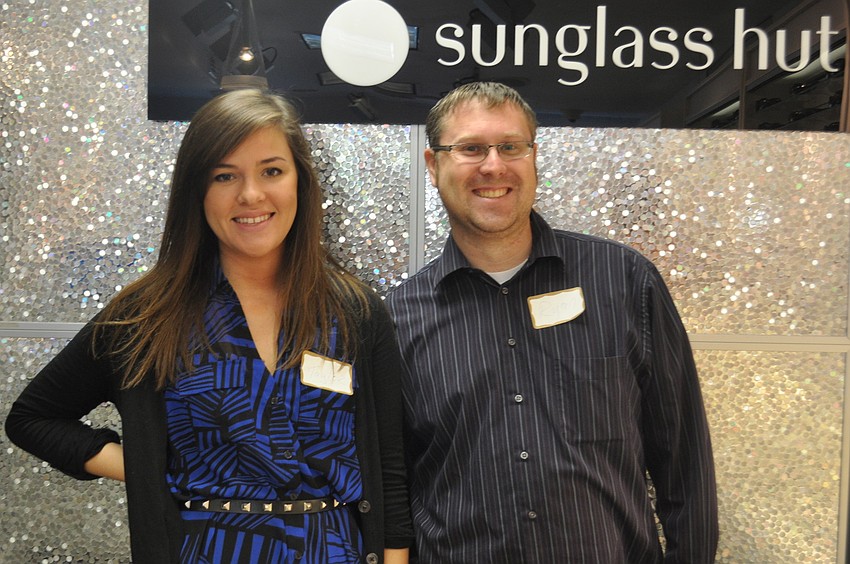 Taylor Withers and Ryan Cromwell of Sunglass Hut