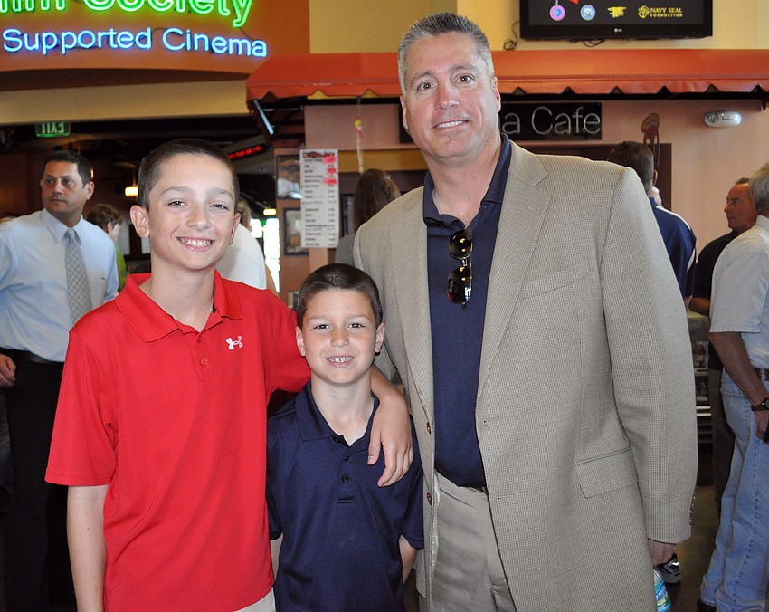 Rich Labriola wanted his two sons Paul, 11, and Luke, 8, to see first hand the sacrifices military servicemen and women make, so they can enjoy their lives.