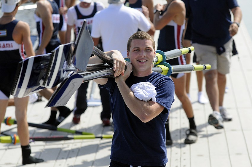 Josh Kahler, 18, competed with the Miami Rowing Club.