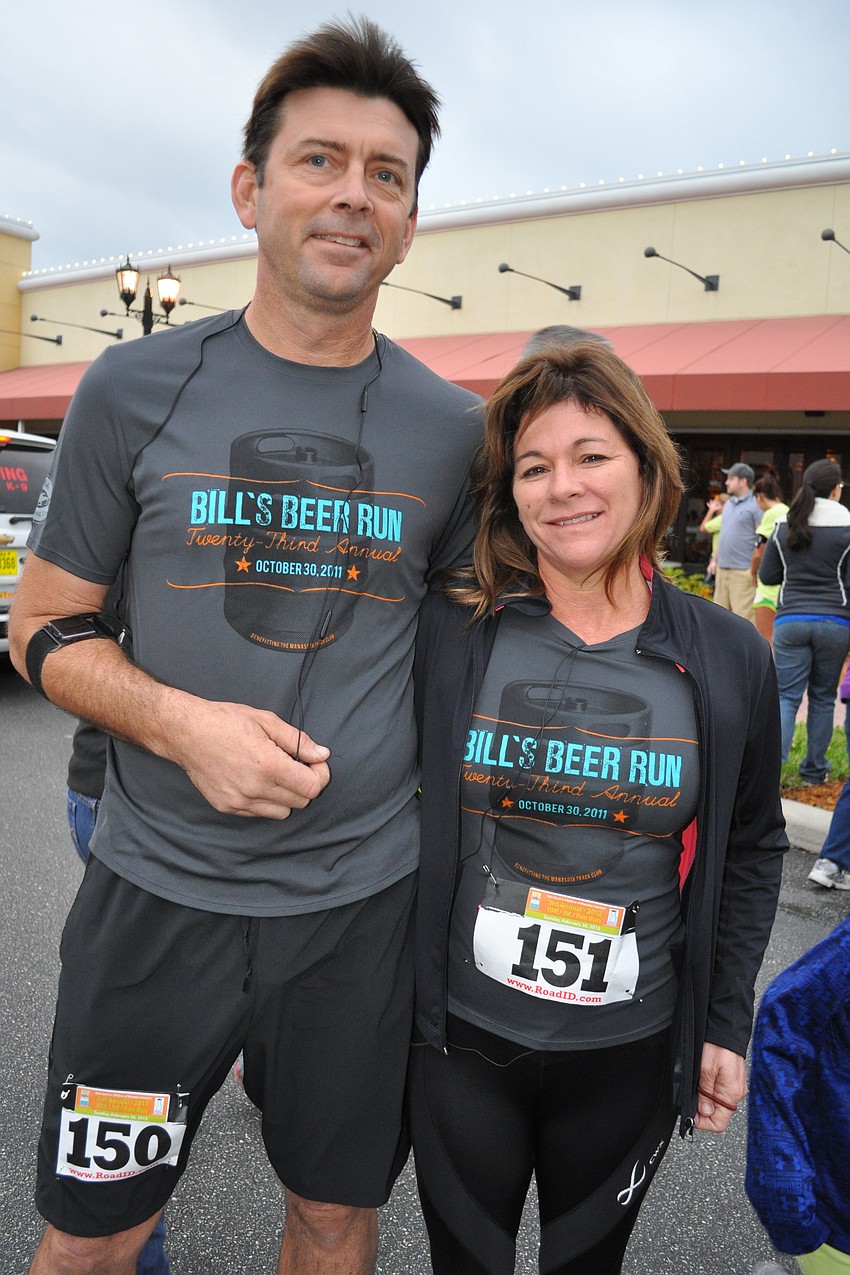 Ron and Amy Davis are veteran runners.