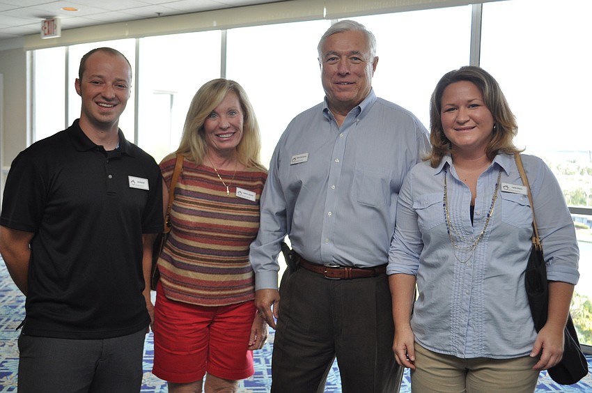 Jay Boswell, Valerie Lojewski, Brian McCarthy and Katie Elters with Always Home
