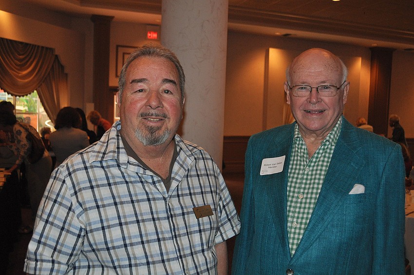 Friends of the Sarasota Ballet treasurer Richard Anderson with Robert Van Skike