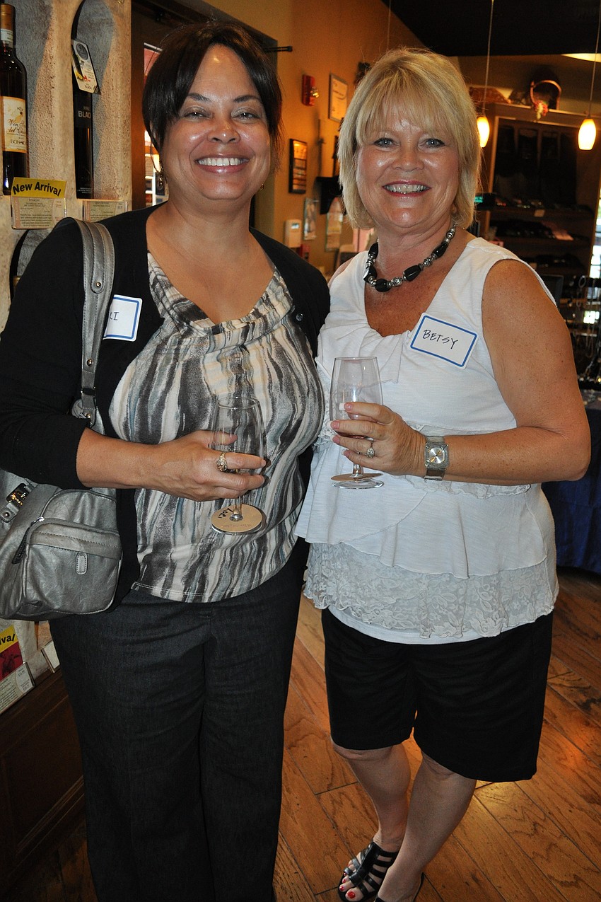 Lori Chafin, of Signa, and Betsy Plante, of Nuskin-Pharmanex