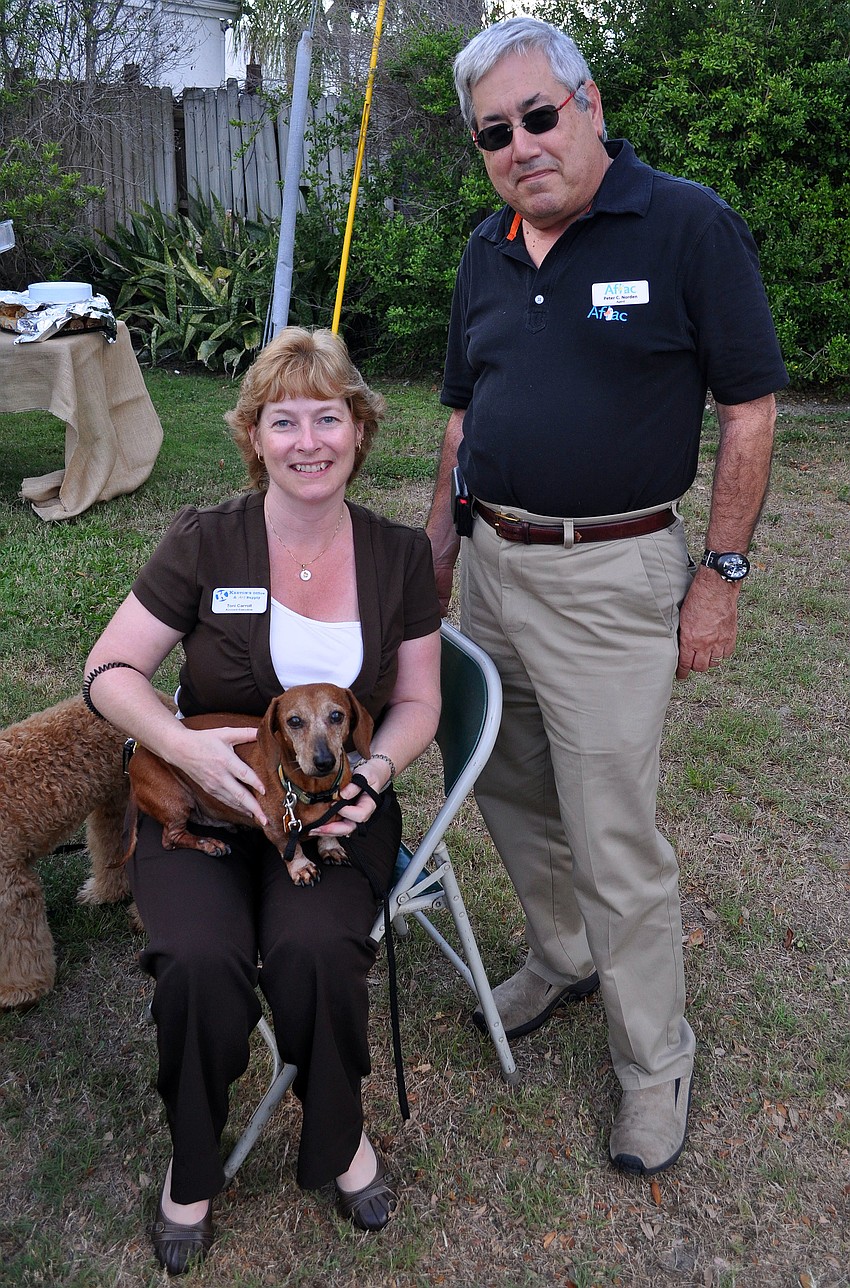 Toni Carroll and Peter Norden with Buddy