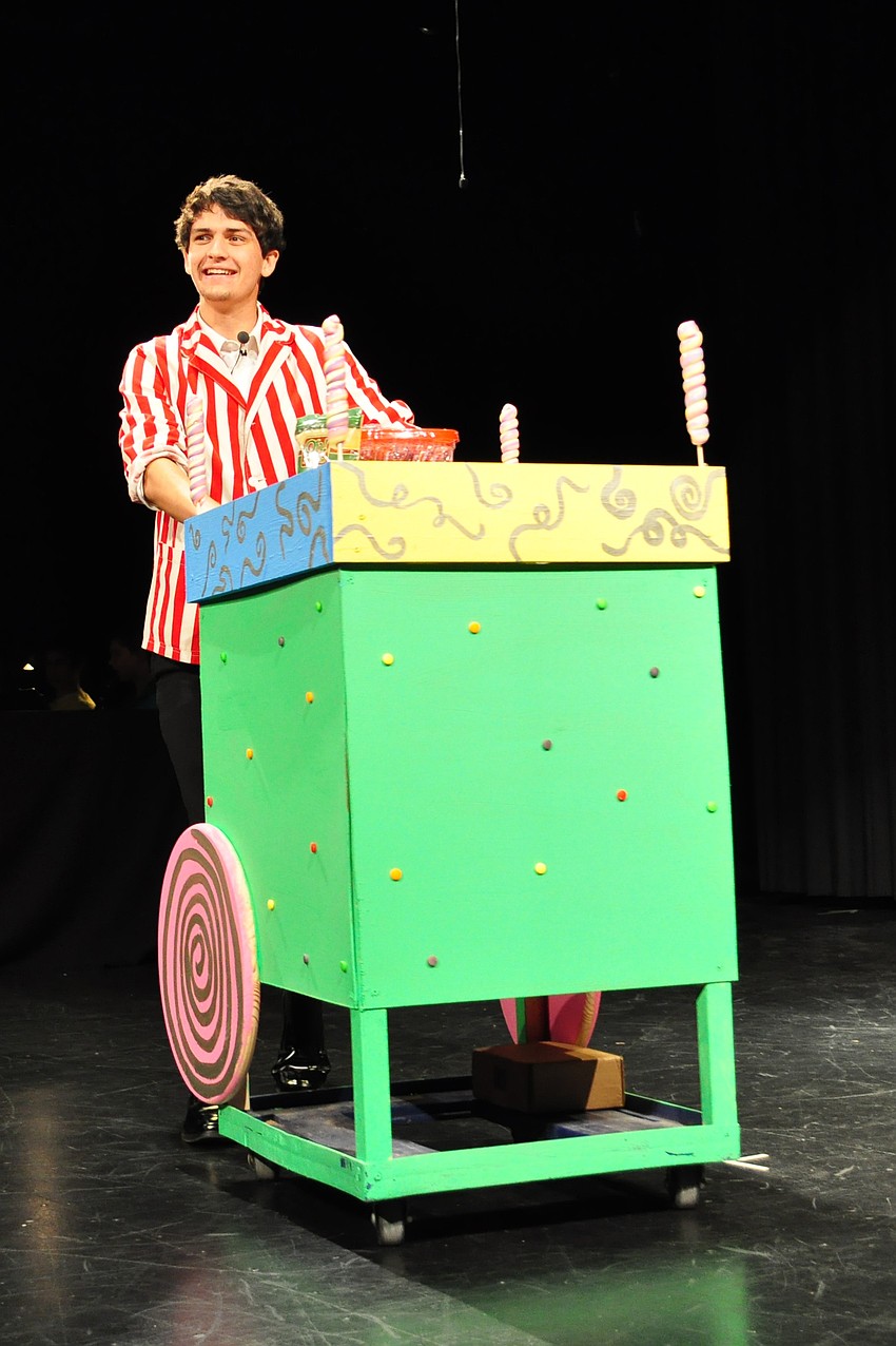 The Candy Man, played by Neil Sullivan, delighted children with his candy offerings.