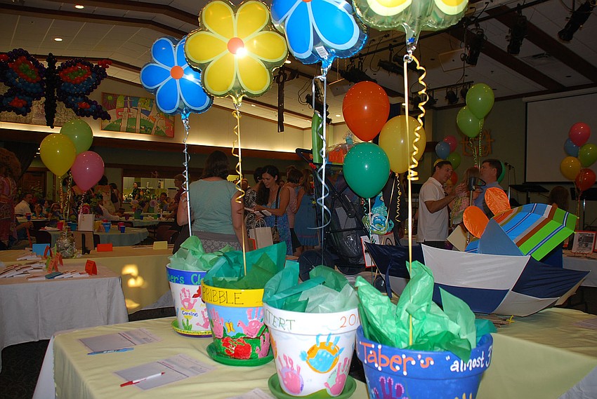 The silent auction items included creations made by the school children to time with a personal trainer.