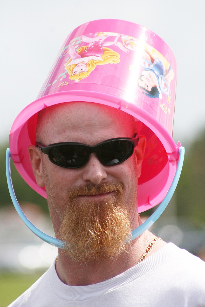 Eric Tompkins found another use for this Easter basket. 