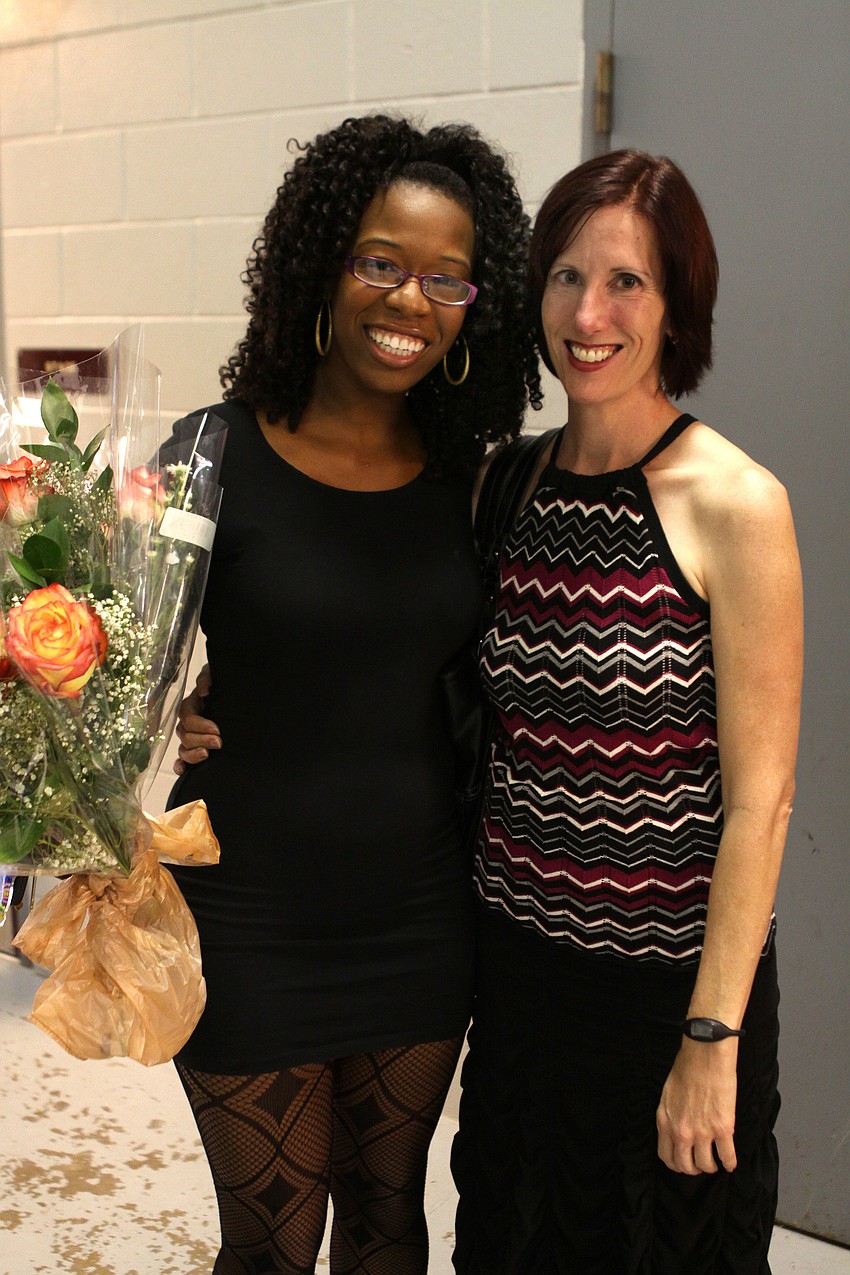 Camia Green, guest choreographer, and Melissa Lodhi, artistic director