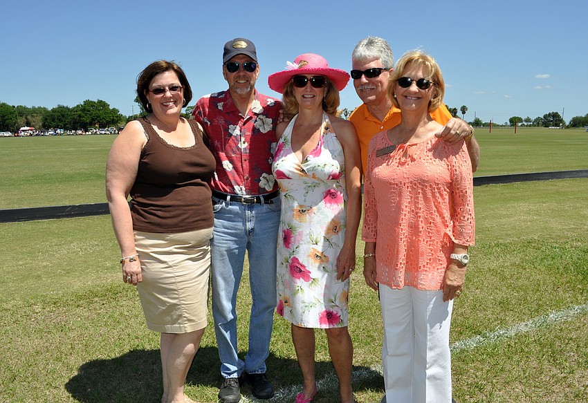 Bobbi Larson, Bob and Leigh Simons and Don and Vanessa Baugh enjoyed the final polo match of the season.