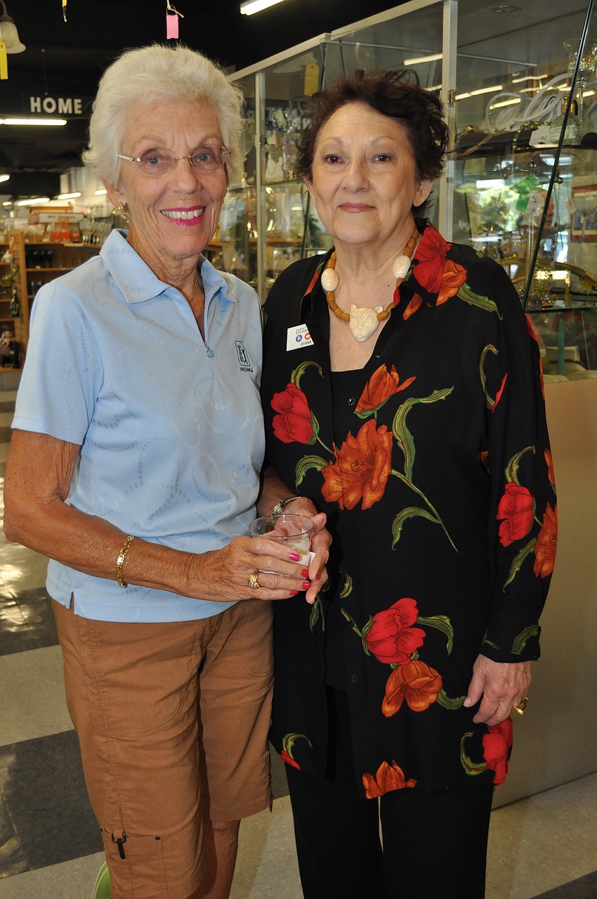 Pat Bass and Diana Crowley