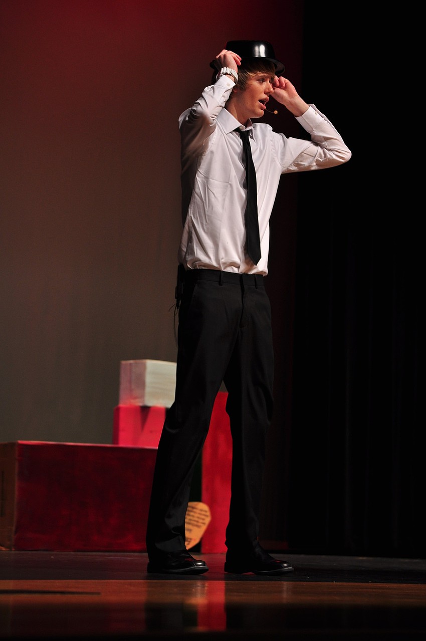 Sophomore Nick Kim starred as the character Tom, a teacher.