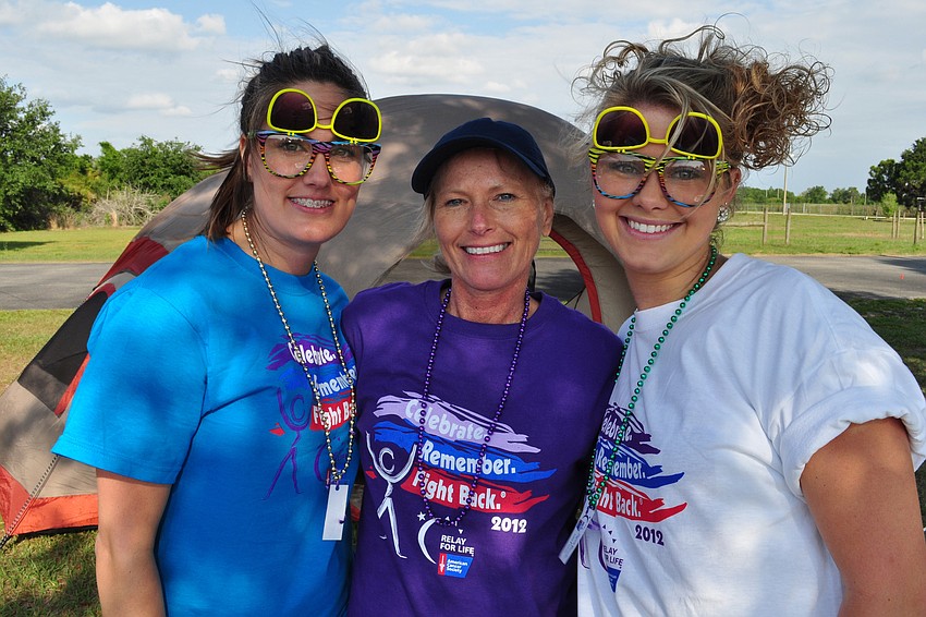 Kyni Walton, Tonya Fulghum and Brittany Komaroski were part of Tonyaâ€™s Shoe Sisters.
