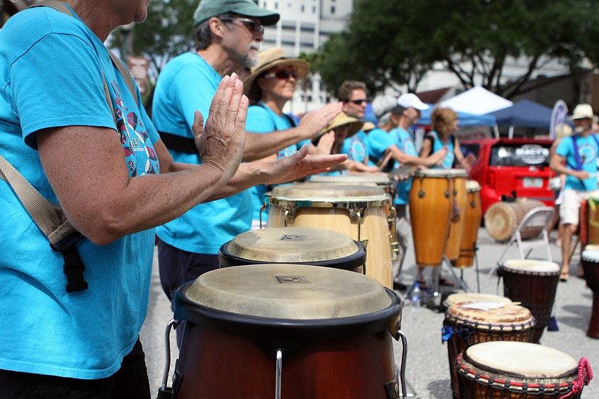 Rhythm Inlet performed on Main and Lemon, Saturday, April 14, during the 2012 Natural Awakenings' EcoFest.