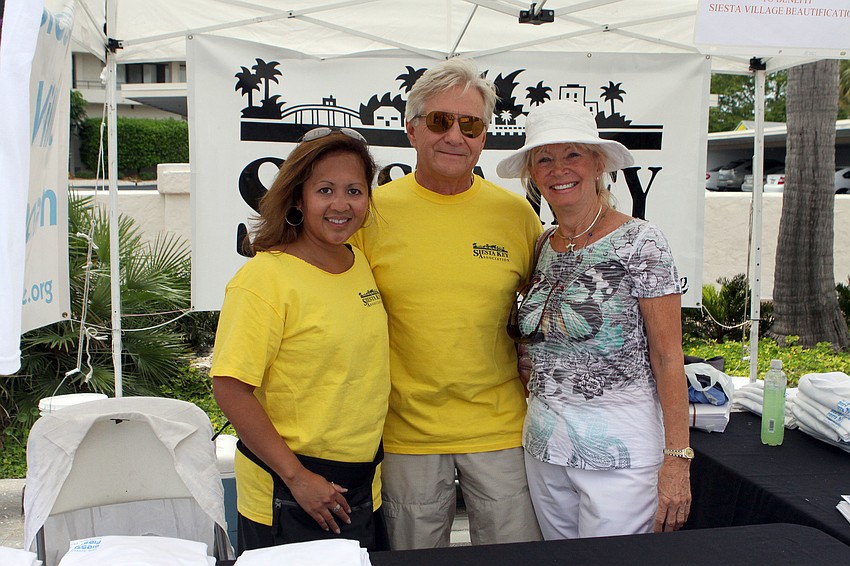 Beverly Arias with Ron and Ildiko Flynn