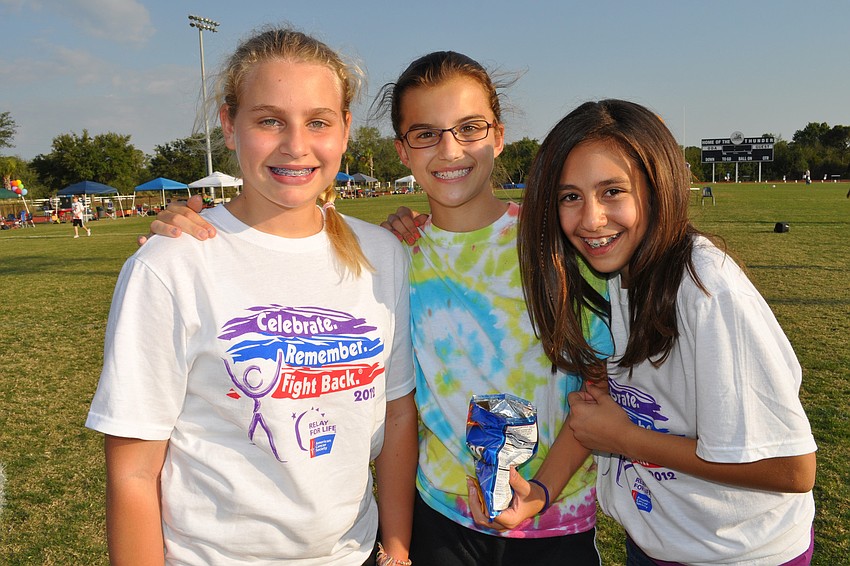 Melanie Saltz, Lexi Murphy and Nora Altajar are in sixth grade.